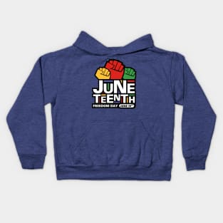 Juneteenth Blackity Heartbeat Black History African America Kids Hoodie